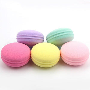 1 Pcs Macaron Makeup Puff Foundation Sponge Cosmetic Puff Smooth Beauty Cosmetic Sponge Puff Tools Makeup Accessories