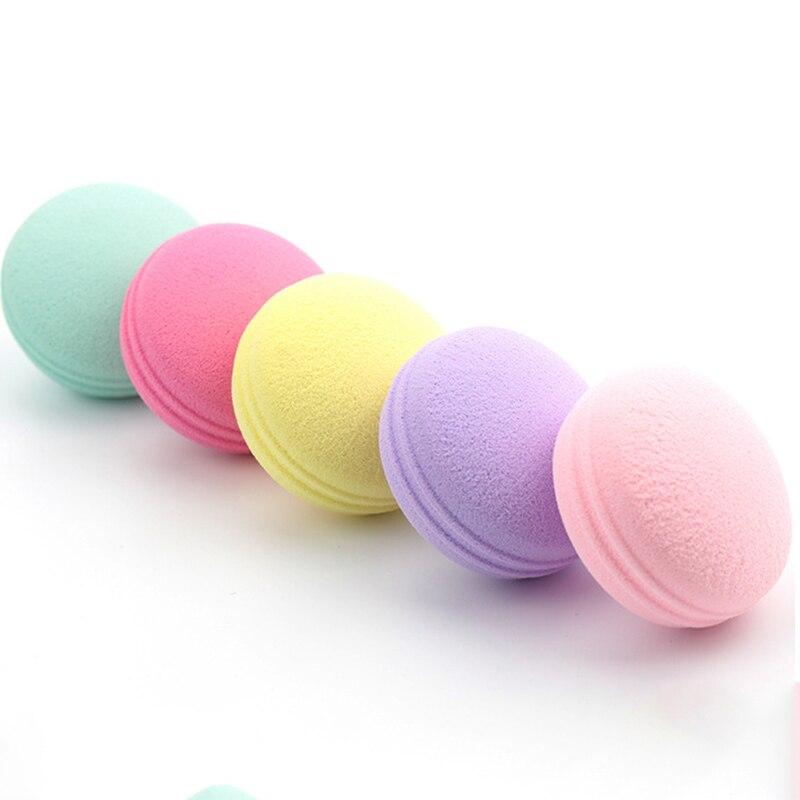 1 Pcs Macaron Makeup Puff Foundation Sponge Cosmetic Puff Smooth Beauty Cosmetic Sponge Puff Tools Makeup Accessories