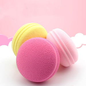 1 Pcs Macaron Makeup Puff Foundation Sponge Cosmetic Puff Smooth Beauty Cosmetic Sponge Puff Tools Makeup Accessories