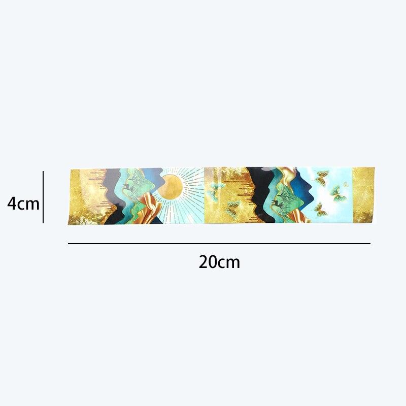 10Pcs/Set Nail Art Marble Starry Sky Lace Designs Decorative Stickers Water Transfer Sticker Nail Accessories