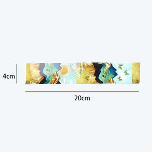 10Pcs/Set Nail Art Marble Starry Sky Lace Designs Decorative Stickers Water Transfer Sticker Nail Accessories