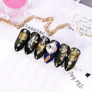 16Pcs/Set Bronzing Butterfly Tie Nail Art Decoration Water Transfer Sticker Decals Nail Accessories