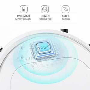 1800Pa Robot Vacuum Cleaner USB Rechargeable 3 in 1 Wet & Dry Mopping Sweeping Robot Household Sweeper Floor Cleaning Machine