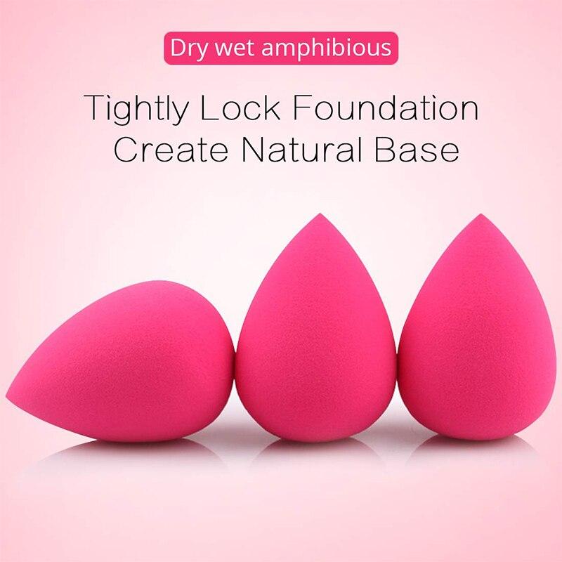 1Pcs Makeup Sponge 5 Different Color Sponge Beauty Foundation Blending Puff Flawless Makeup Sponges