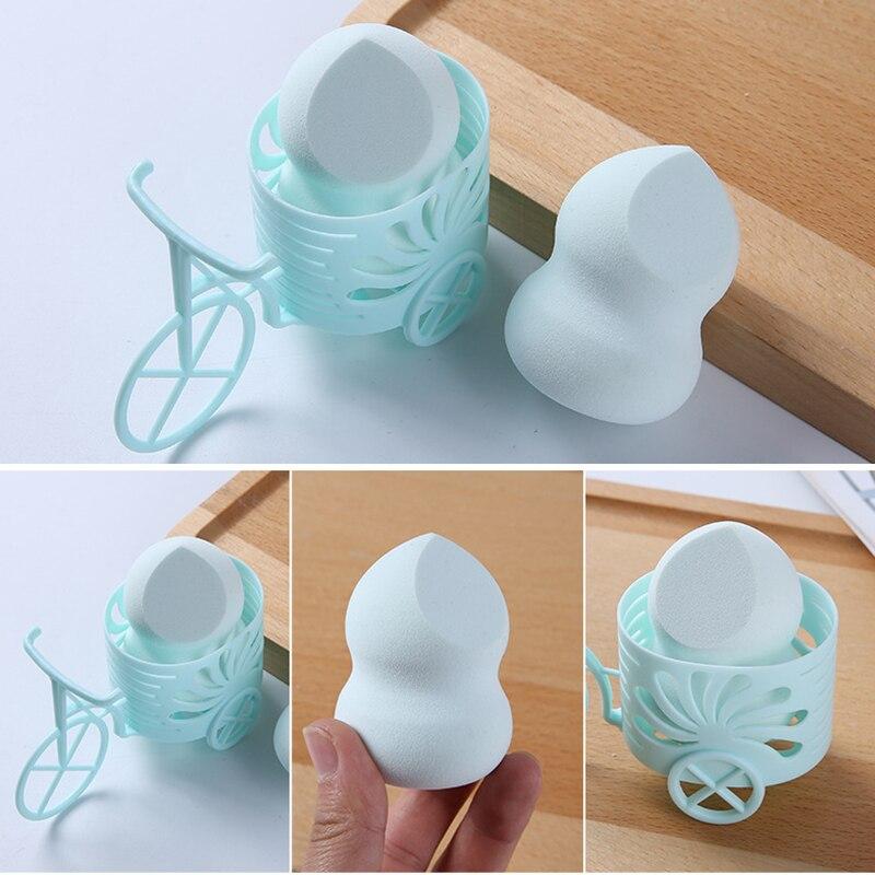 1Pcs Makeup Sponge Bicycle Holders Cosmetic Puff Display Stand  Sponge Drying Holder Bracket Make Up Storage Puff Support