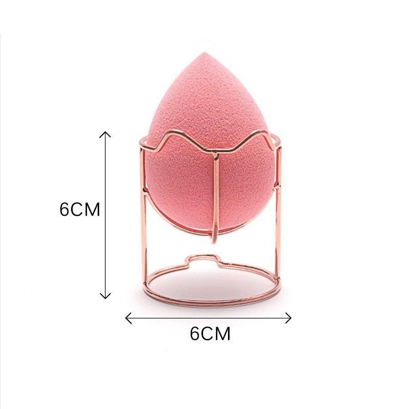 1Pcs Metal Makeup Sponge Holder Makeup Puff Rack Powder Puff Blender Storage Rack Sponge Drying Stand Holder