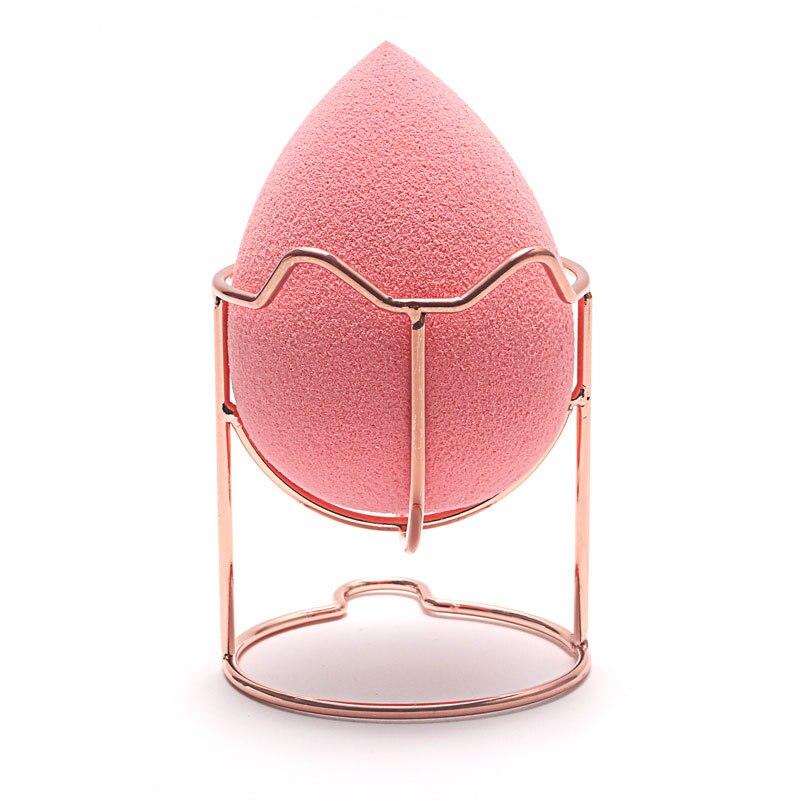 1Pcs Metal Makeup Sponge Holder Makeup Puff Rack Powder Puff Blender Storage Rack Sponge Drying Stand Holder