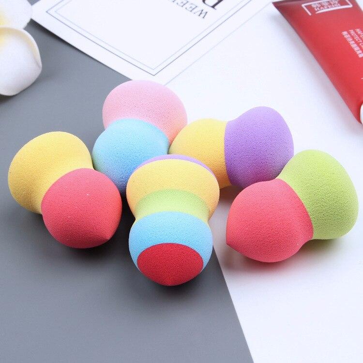 1Pcs Rainbow Makeup Sponge Cosmetic Puff Soft Foundation Makeup Tool