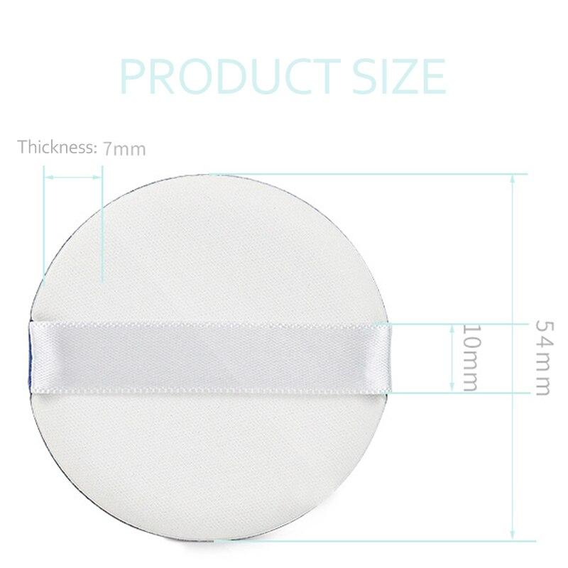 2pcs Smooth Cosmetic Puff Facial Powder Puff Soft Makeup Foundation Sponge Cosmetic Air Cushion Pad Beauty Tool