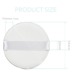 2pcs Smooth Cosmetic Puff Facial Powder Puff Soft Makeup Foundation Sponge Cosmetic Air Cushion Pad Beauty Tool