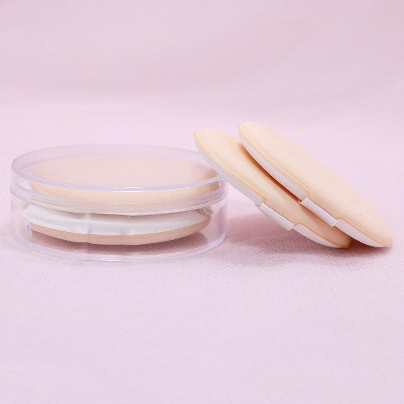 2pcs Smooth Cosmetic Puff Facial Powder Puff Soft Makeup Foundation Sponge Cosmetic Air Cushion Pad Beauty Tool