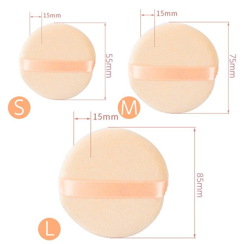 3/1Pcs Women Beauty Facial Face Body Powder Puff Cosmetic Beauty Makeup Foundation Soft Sponge