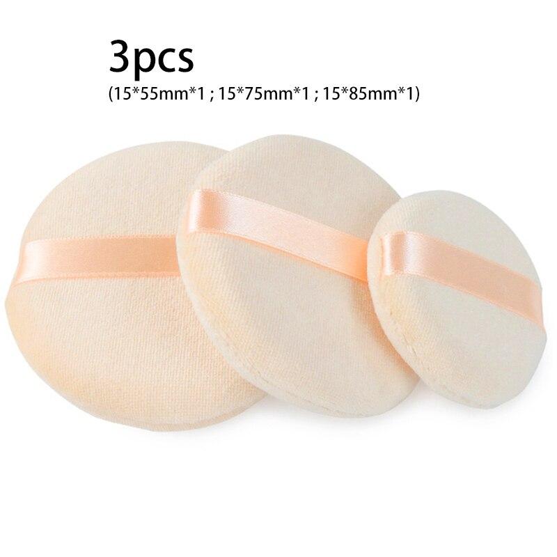 3/1Pcs Women Beauty Facial Face Body Powder Puff Cosmetic Beauty Makeup Foundation Soft Sponge