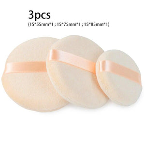 3/1Pcs Women Beauty Facial Face Body Powder Puff Cosmetic Beauty Makeup Foundation Soft Sponge