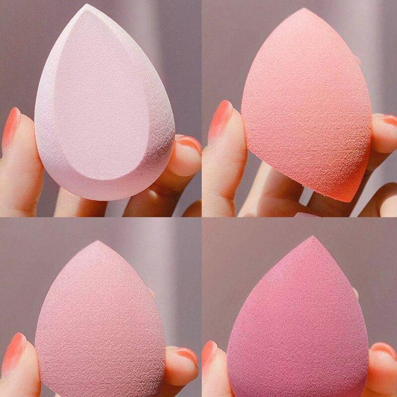 4Pcs/Set Makeup Sponge Professional Cosmetic Puff Multiple sizes For Foundation Concealer Cream Make Up Soft Water Sponge Puff