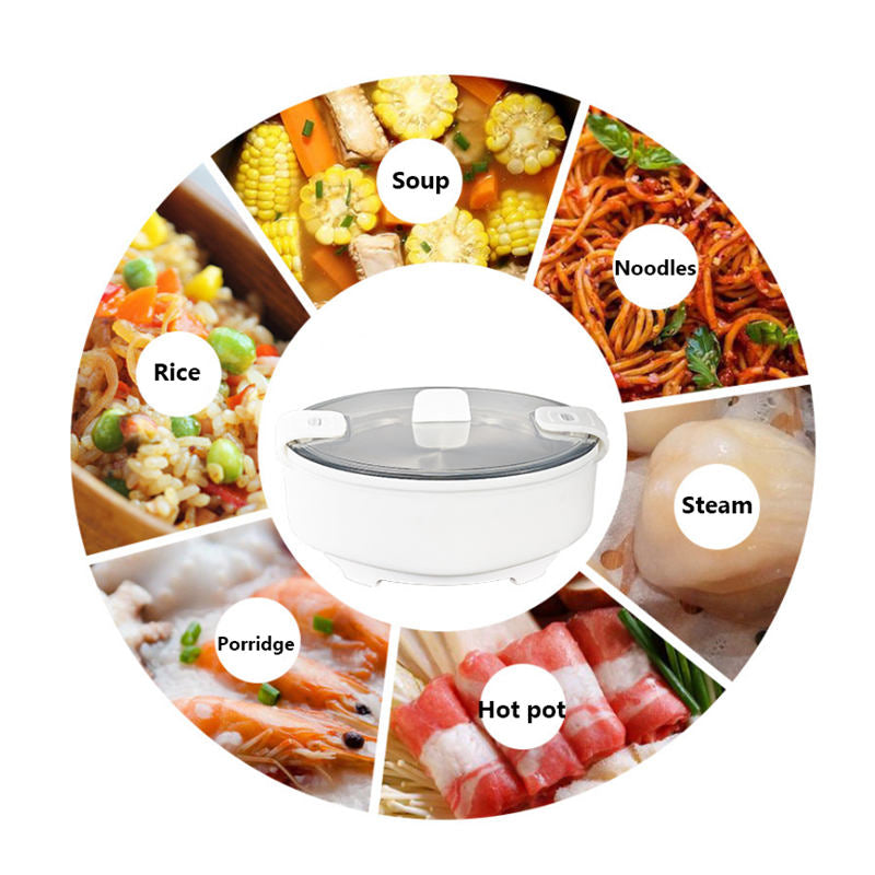 Electric Kettle Foldable cooking pot Portable Travel Camping Water Boiler hot pot soup noodles cooking Appliance Safety Silicone