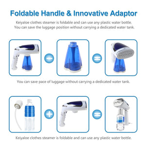 Folding Handheld Ironing Machine 1600W Mini Garment Clothes Steamer Household Travel Portable Electric Iron