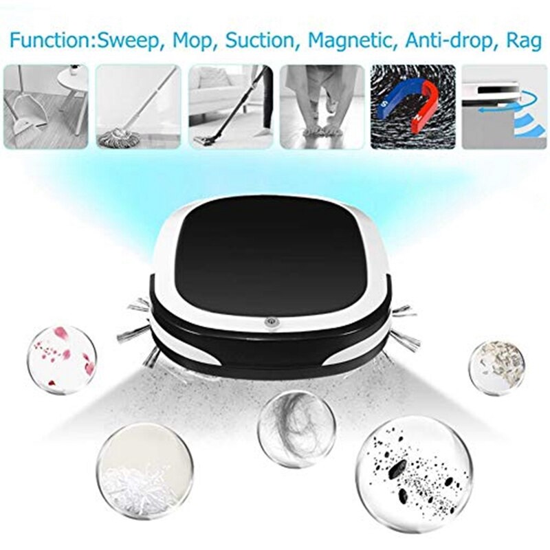 Household Intelligent Sweeping Robot Full Automatic Sweeping and Sweeping Vacuum Machine(US Plug)