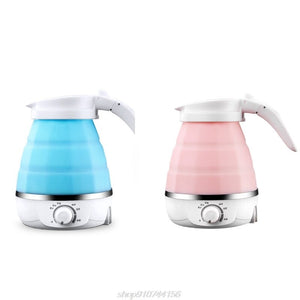 Portable Folding Electric Kettle 220V 850W Automatic Fast Boiling Kettle High Power Tea Bottle Safety Appliance M25 21 Dropship