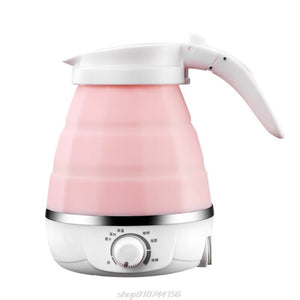 Portable Folding Electric Kettle 220V 850W Automatic Fast Boiling Kettle High Power Tea Bottle Safety Appliance M25 21 Dropship